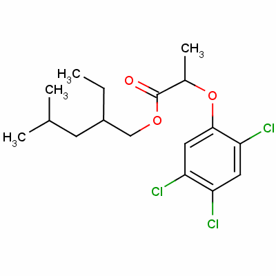 2-Ethyl-4-methylpentyl 2-(2,4,5-trichlorophenoxy)propionateStructure,53404-10-7Structure 2-Ethyl-4-methylpentyl 2-(2,4,5-trichlorophenoxy)propionate Structure,53404-10-7Structure