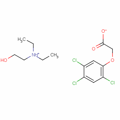 (2-Hydroxyethyl)diethylammonium (2,4,5-trichlorophenoxy)acetateStructure,53404-86-7Structure (2-Hydroxyethyl)diethylammonium (2,4,5-trichlorophenoxy)acetate Structure,53404-86-7Structure