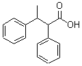 Benzenepropanoic acid, b-methyl-a-phenyl-, (ar,br)-rel-Structure,5350-86-7Structure Benzenepropanoic acid, b-methyl-a-phenyl-, (ar,br)-rel- Structure,5350-86-7Structure