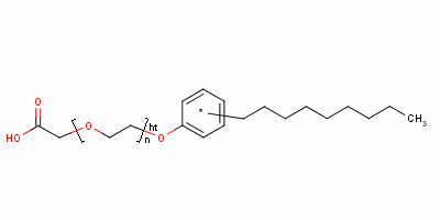 Glycolic acid ethoxylate 4-nonylphenyl etherStructure,53610-02-9Structure Glycolic acid ethoxylate 4-nonylphenyl ether Structure,53610-02-9Structure