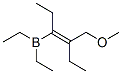 二乙基[(z)-1-乙基-2-(甲氧基甲基)-1-丁烯]硼烷結構式_53670-48-7結構式