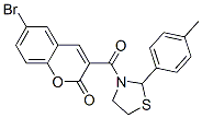 (9CI)-3-[(6-溴-2-氧代-2H-1-苯并吡喃-3-基)羰基]-2-(4-甲基苯基)-噻唑烷結(jié)構(gòu)式_537677-90-0結(jié)構(gòu)式