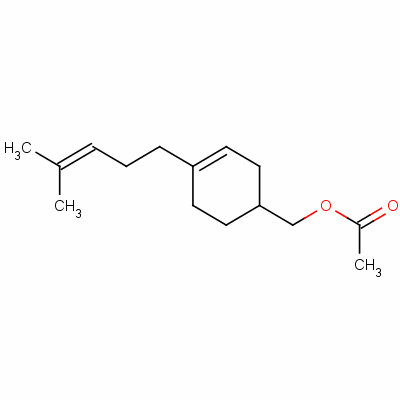 4-(4-Methylpenten-3-yl)cyclohex-3-ene-1-methyl acetateStructure,53889-39-7Structure 4-(4-Methylpenten-3-yl)cyclohex-3-ene-1-methyl acetate Structure,53889-39-7Structure