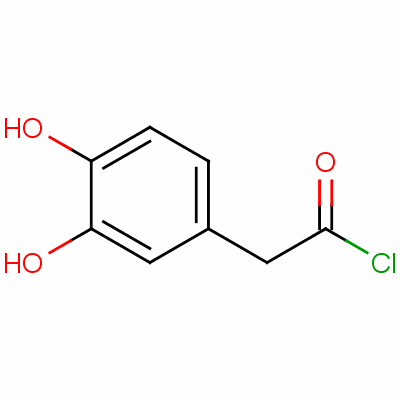 (3,4-Dihydroxyphenyl)acetyl chlorideStructure,54234-59-2Structure (3,4-Dihydroxyphenyl)acetyl chloride Structure,54234-59-2Structure