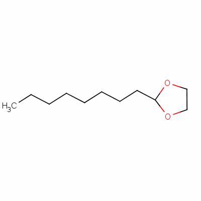 1,3-Dioxolane, 2-octyl-Structure,5432-30-4Structure 1,3-Dioxolane, 2-octyl- Structure,5432-30-4Structure