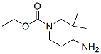 1-Piperidinecarboxylicacid,4-amino-3,3-dimethyl-,ethylester,(-)-(9ci)Structure,544443-48-3Structure 1-Piperidinecarboxylicacid,4-amino-3,3-dimethyl-,ethylester,(-)-(9ci) Structure,544443-48-3Structure