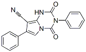 1,2,3,4-四氫-2,4-二氧代-3,7-二苯基吡咯并[1,2-a]-1,3,5-三嗪-8-甲腈結構式_54450-44-1結構式