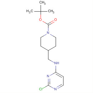 Tert-butyl 4-(((2-chloropyrimidin-4-yl)amino)methyl)piperidine-1-carboxylate Structure,544696-23-3Structure