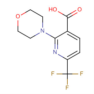 2-Morpholino-6-(trifluoromethyl)nicotinic acidStructure,545395-42-4Structure 2-Morpholino-6-(trifluoromethyl)nicotinic acid Structure,545395-42-4Structure