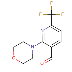 2-Morpholino-6-(trifluoromethyl)nicotinaldehydeStructure,545395-46-8Structure 2-Morpholino-6-(trifluoromethyl)nicotinaldehyde Structure,545395-46-8Structure