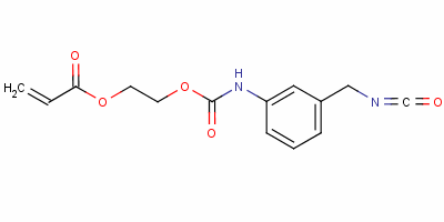 2-[[[(3-異氰?；谆交?氨基]羰基]氧基]丙烯酸乙酯結(jié)構(gòu)式_54554-39-1結(jié)構(gòu)式