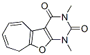 (9ci)-1,9-二氫-1,3-二甲基-2H-環(huán)庚并[4,5]呋喃并[2,3-d]嘧啶-2,4(3h)-二酮結(jié)構(gòu)式_548475-56-5結(jié)構(gòu)式