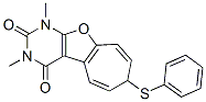 (9ci)-1,7-二氫-1,3-二甲基-7-(苯基硫代)-2H-環(huán)庚并[4,5]呋喃并[2,3-d]嘧啶-2,4(3h)-二酮結構式_548475-62-3結構式