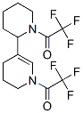 1,2,3,4-四氫-1-(三氟乙?；?-5-[1-(三氟乙酰基)-2-哌啶基]吡啶結(jié)構(gòu)式_54966-08-4結(jié)構(gòu)式