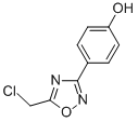 4-(5-Chloromethyl-[1,2,4]oxadiazol-3-yl)-phenol Structure,5509-32-0Structure