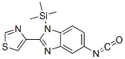 5-異氰酰基-2-(4-噻唑)-1-(三甲基甲硅烷基)-1H-苯并咪唑結(jié)構(gòu)式_55090-56-7結(jié)構(gòu)式