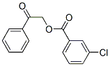 3-Chlorobenzoic acid phenacyl esterStructure,55184-84-4Structure 3-Chlorobenzoic acid phenacyl ester Structure,55184-84-4Structure