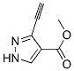 1H-pyrazole-4-carboxylic acid,3-ethynyl-,methyl ester (9ci)Structure,551943-44-3Structure 1H-pyrazole-4-carboxylic acid,3-ethynyl-,methyl ester (9ci) Structure,551943-44-3Structure