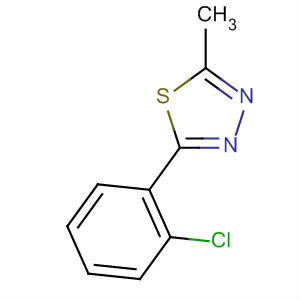 2-Methyl-5-(2-chlorophenyl)-1,3,4-thiadiazoleStructure,55210-94-1Structure 2-Methyl-5-(2-chlorophenyl)-1,3,4-thiadiazole Structure,55210-94-1Structure