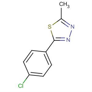 1,3,4-Thiadiazole, 2-(4-chlorophenyl)-5-methyl-Structure,55210-95-2Structure 1,3,4-Thiadiazole, 2-(4-chlorophenyl)-5-methyl- Structure,55210-95-2Structure