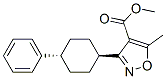 反式-(9ci)-5-甲基-3-(4-苯基環(huán)己基)-4-異噁唑羧酸甲酯結構式_55278-55-2結構式