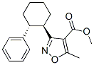 反式-(9ci)-5-甲基-3-(2-苯基環(huán)己基)-4-異噁唑羧酸甲酯結構式_55278-56-3結構式