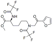 N6-[2-(2-呋喃)-2-氧代乙基]-n2,n6-雙(三氟乙?；?-l-賴氨酸甲酯結(jié)構(gòu)式_55282-73-0結(jié)構(gòu)式