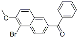 (5-Bromo-6-methoxy-2-naphthalenyl)phenylmethanoneStructure,55299-27-9Structure (5-Bromo-6-methoxy-2-naphthalenyl)phenylmethanone Structure,55299-27-9Structure