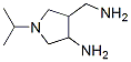 3-Pyrrolidinemethanamine,4-amino-1-(1-methylethyl)-Structure,55372-52-6Structure 3-Pyrrolidinemethanamine,4-amino-1-(1-methylethyl)- Structure,55372-52-6Structure