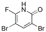 2(1H)-pyridinone,3,5-dibromo-6-fluoro-Structure,55406-17-2Structure 2(1H)-pyridinone,3,5-dibromo-6-fluoro- Structure,55406-17-2Structure