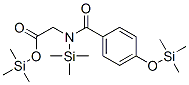 N-(三甲基甲硅烷基)-n-[4-(三甲基硅氧基)苯甲?；鵠甘氨酸 三甲基甲硅烷基酯結(jié)構(gòu)式_55517-55-0結(jié)構(gòu)式