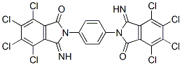 2,2-(1,4-亞苯基)雙(4,5,6,7-四氯-3-亞氨基異吲哚啉-1-酮)結構式_55647-99-9結構式
