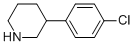 3-(4-Chlorophenyl)piperidineStructure,55989-13-4Structure 3-(4-Chlorophenyl)piperidine Structure,55989-13-4Structure