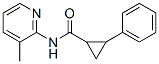 (9ci)-n-(3-甲基-2-吡啶)-2-苯基-環(huán)丙烷羧酰胺結(jié)構(gòu)式_560102-66-1結(jié)構(gòu)式