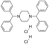 1,4-Bis(benzhydryl)piperazine dihydrochlorideStructure,56265-29-3Structure 1,4-Bis(benzhydryl)piperazine dihydrochloride Structure,56265-29-3Structure