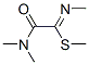 Methyl (1z)-2-(dimethylamino)-n-methyl-2-oxoethanimidothioateStructure,562814-63-5Structure Methyl (1z)-2-(dimethylamino)-n-methyl-2-oxoethanimidothioate Structure,562814-63-5Structure