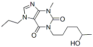 3,7-Dihydro-1-(5-hydroxyhexyl)-3-methyl-7-propyl-1h-purine-2,6-dioneStructure,56395-62-1Structure 3,7-Dihydro-1-(5-hydroxyhexyl)-3-methyl-7-propyl-1h-purine-2,6-dione Structure,56395-62-1Structure