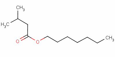 異戊酸庚酯結(jié)構(gòu)式_56423-43-9結(jié)構(gòu)式