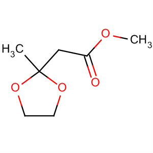 2-Methyl-1,3-dioxolane-2-acetic acid methyl esterStructure,56446-60-7Structure 2-Methyl-1,3-dioxolane-2-acetic acid methyl ester Structure,56446-60-7Structure