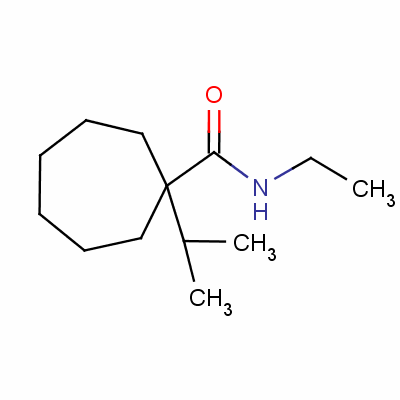 N-乙基-1-異丙基環(huán)庚烷羧酰胺結(jié)構(gòu)式_56471-38-6結(jié)構(gòu)式