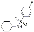 N-環(huán)己基-4-氟苯磺酰胺結(jié)構(gòu)式_565-40-2結(jié)構(gòu)式