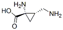 (1s,2s)-(9ci)-1-氨基-2-(氨基甲基)-環(huán)丙烷羧酸結(jié)構(gòu)式_565237-96-9結(jié)構(gòu)式