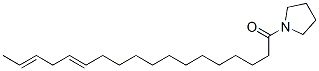 1-(1-Oxo-13,16-octadecadienyl)pyrrolidineStructure,56600-15-8Structure 1-(1-Oxo-13,16-octadecadienyl)pyrrolidine Structure,56600-15-8Structure