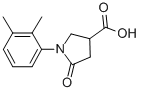 1-(2,3-Dimethyl-phenyl)-5-oxo-pyrrolidine-3-carboxylic acidStructure,56617-46-0Structure 1-(2,3-Dimethyl-phenyl)-5-oxo-pyrrolidine-3-carboxylic acid Structure,56617-46-0Structure