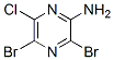 3,5-Dibromo-6-chloro-2-pyrazinamineStructure,566205-01-4Structure 3,5-Dibromo-6-chloro-2-pyrazinamine Structure,566205-01-4Structure