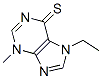 7-Ethyl-3,7-dihydro-3-methyl-6h-purine-6-thioneStructure,56805-38-0Structure 7-Ethyl-3,7-dihydro-3-methyl-6h-purine-6-thione Structure,56805-38-0Structure