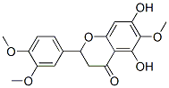 2,3-Dihydro-5,7-dihydroxy-6-methoxy-2-(3,4-dimethoxyphenyl)-4h-1-benzopyran-4-oneStructure,56847-13-3Structure 2,3-Dihydro-5,7-dihydroxy-6-methoxy-2-(3,4-dimethoxyphenyl)-4h-1-benzopyran-4-one Structure,56847-13-3Structure