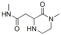 2-Piperazineacetamide,n,4-dimethyl-3-oxo-(9ci)Structure,56925-74-7Structure 2-Piperazineacetamide,n,4-dimethyl-3-oxo-(9ci) Structure,56925-74-7Structure