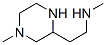 2-Piperazineethanamine,n,4-dimethyl-(9ci)Structure,56925-80-5Structure 2-Piperazineethanamine,n,4-dimethyl-(9ci) Structure,56925-80-5Structure