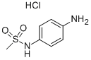 N-(4-氨基苯基)甲磺酰胺鹽酸鹽結(jié)構(gòu)式_57005-04-6結(jié)構(gòu)式
